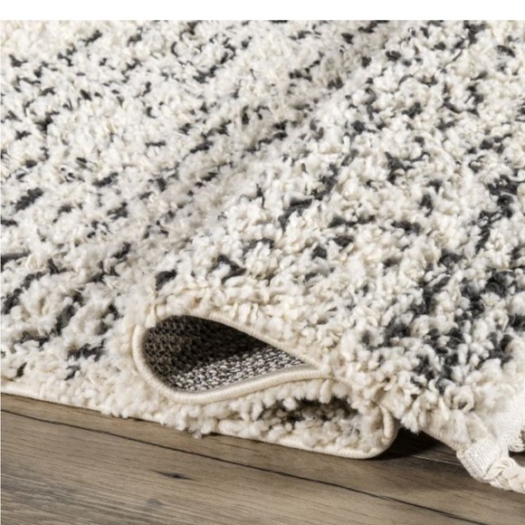 nuloom Accents Nuloom Nwt Moroccan Diamond Pinstripes Tassel Area